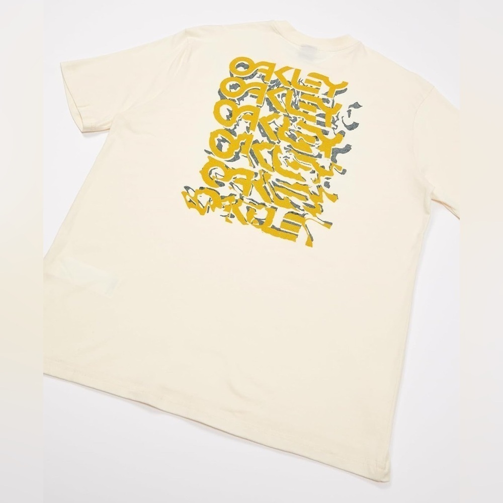 Oakley B1B Scattered Screen Graphic Tee Gold Green XL